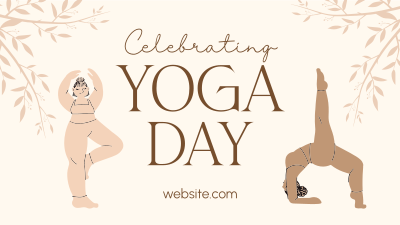Zen Yoga Greeting Facebook event cover Image Preview