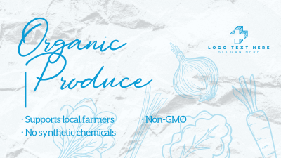 Organic Produce Facebook event cover Image Preview