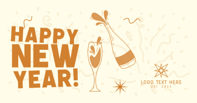 Happy New Year Facebook ad Image Preview