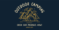 Rustic Camping Facebook Ad Design
