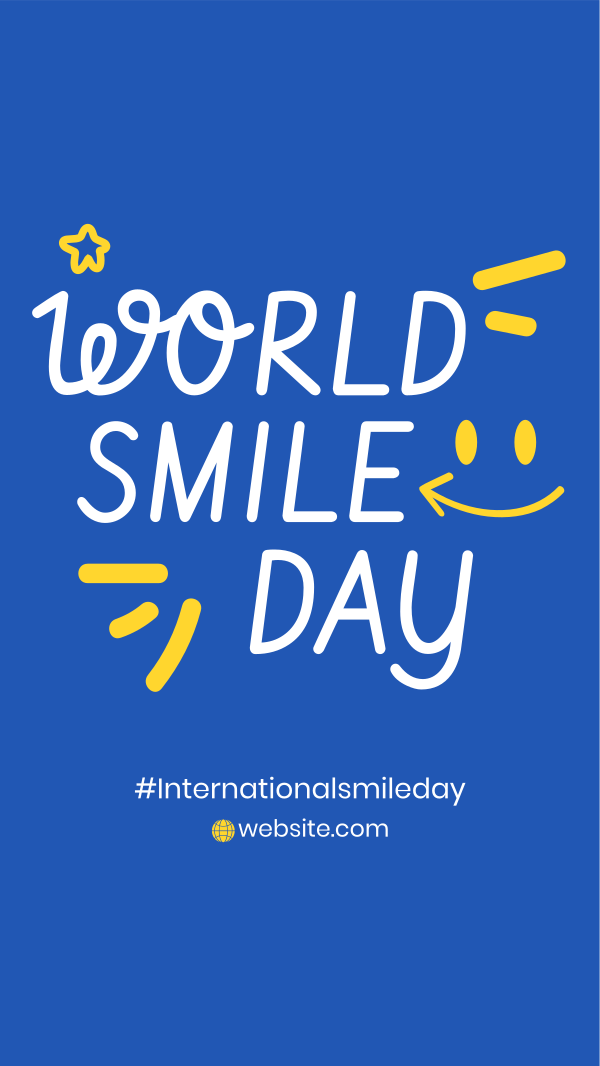 Fun Smile Day Instagram Story Design Image Preview