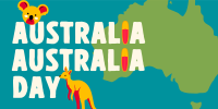 National Australia Day Twitter Post Design
