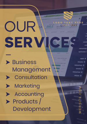 Corporate Our Services Flyer Image Preview