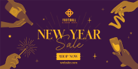 New Year Sale Twitter Post Image Preview