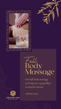 Luxe Body Massage TikTok Video Image Preview