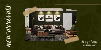 Chic Textured Home Twitter post Image Preview