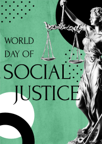 World Day Of Social Justice Flyer Design
