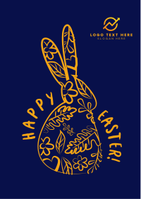 Easter Rabbit Flyer Image Preview