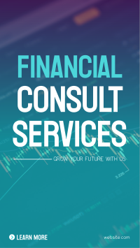 Simple Financial Services Instagram Story Design