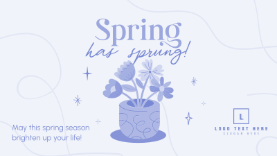 Spring Flower Pot Facebook event cover Image Preview