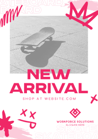 Urban Skateboard Shop Poster Design