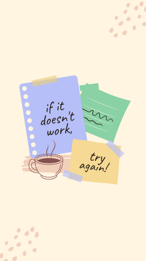 Post it Motivational Notes Instagram story Image Preview