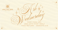 Simple Elegant Ash Wednesday Facebook ad Image Preview