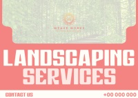 Clean Landscape Professionals Postcard Image Preview