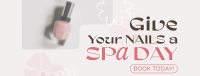 Nail Spa Day Facebook cover Image Preview