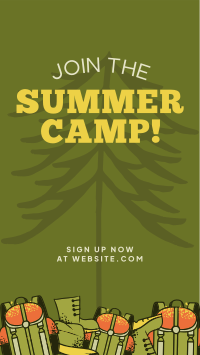 Summer Camp Instagram Story Design