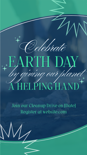 Mother Earth Cleanup Drive Facebook story Image Preview