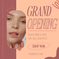 Salon Grand Opening Instagram Post Design