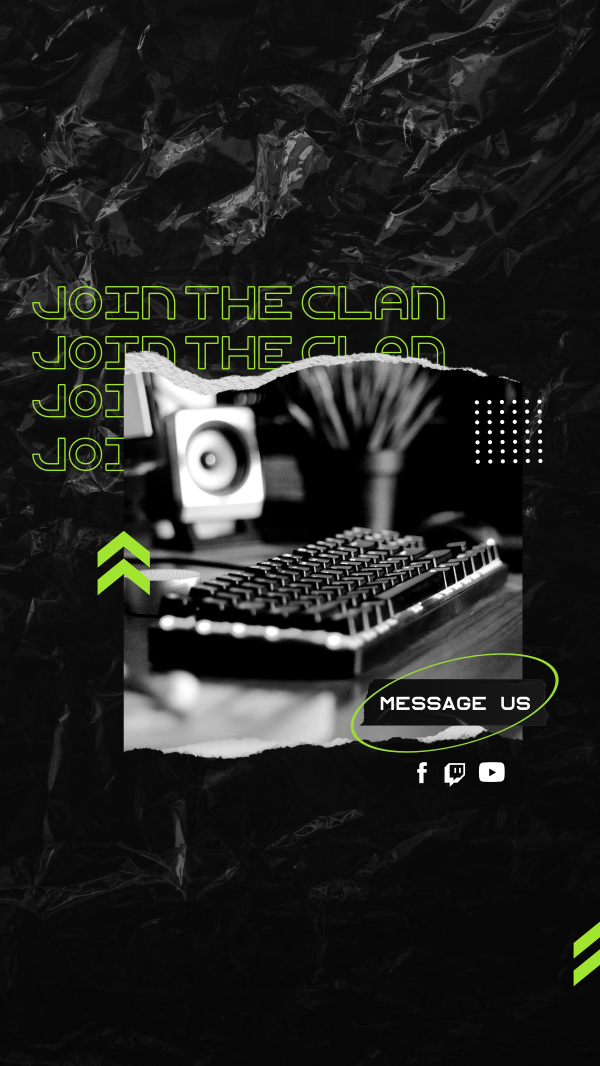 Join The Clan Facebook Story Design
