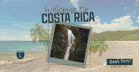 Paradise At Costa Rica Facebook Ad Design