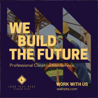 Construct the Future Linkedin Post Design