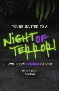 Spooky Halloween Party Invitation Design