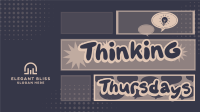 Comic Thinking Day Facebook Event Cover Image Preview