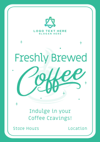 Retro Cafe Menu Poster Preview