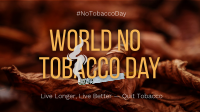 No Tobacco Day Facebook Event Cover Design
