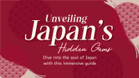 Japan Travel Hacks Facebook Event Cover Design