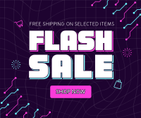 Techno Flash Sale Deals Facebook Post Design