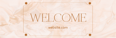 Elegant Marble Sale Twitter header (cover) Image Preview