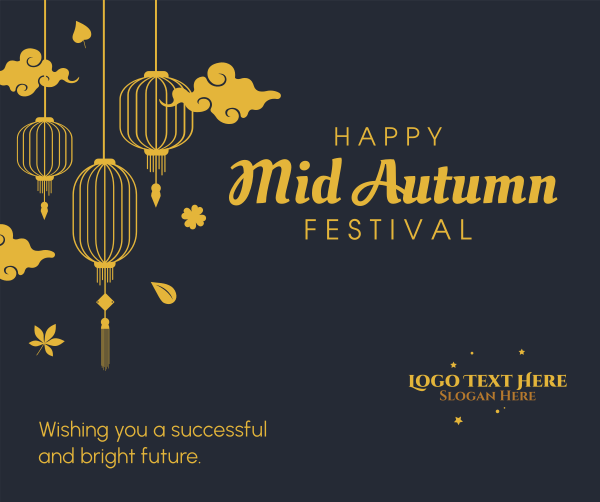 Mid Autumn Festival Lanterns Facebook Post Design Image Preview