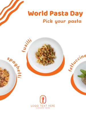 Pick Your Pasta Poster Image Preview