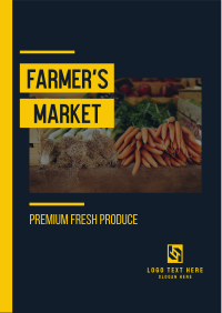 Premium Farmer's Market Flyer Image Preview