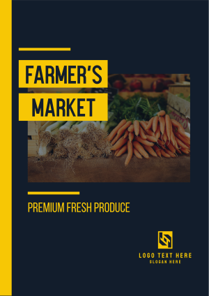 Premium Farmer's Market Flyer Image Preview