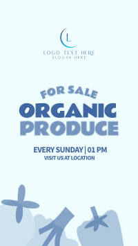 Organic Vegetables Facebook Story Preview