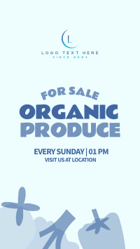 Organic Vegetables Facebook Story Design