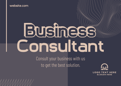 Trusted Business Consultants Postcard Image Preview