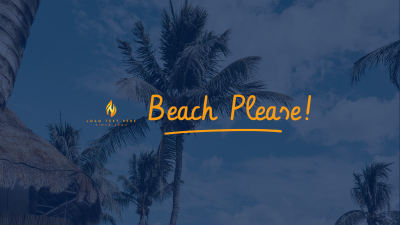 Beach Please YouTube Banner Image Preview