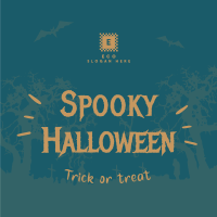 Spooky Halloween Instagram post Image Preview