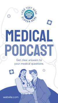 Podcast Medical Facebook Story Design
