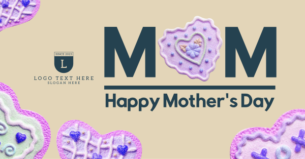 Sugar Cookies Mother's Day Facebook Ad Design Image Preview