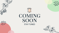 Pastel Coming Soon Facebook Event Cover Design