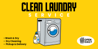 Clean Laundry Wash Twitter post Image Preview