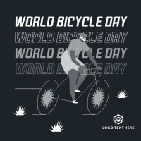 Happy Bicycle Day Linkedin Post Design