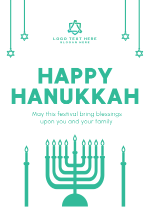 Hanukkah Festival  Poster Image Preview