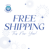 New Year Shipping Instagram post Image Preview