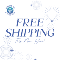 New Year Shipping Instagram Post Design
