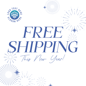New Year Shipping Instagram post Image Preview